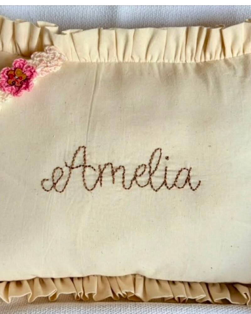 Embroidered Name Cushion
