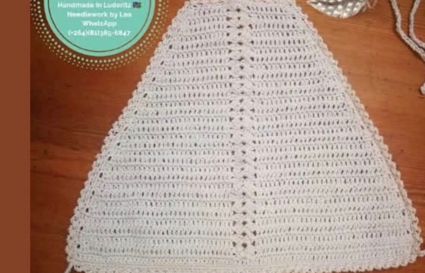 Crochet Halter Top – Cream