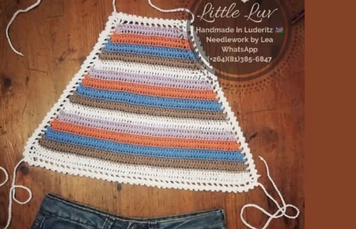 Crochet Halter Top – Stripes