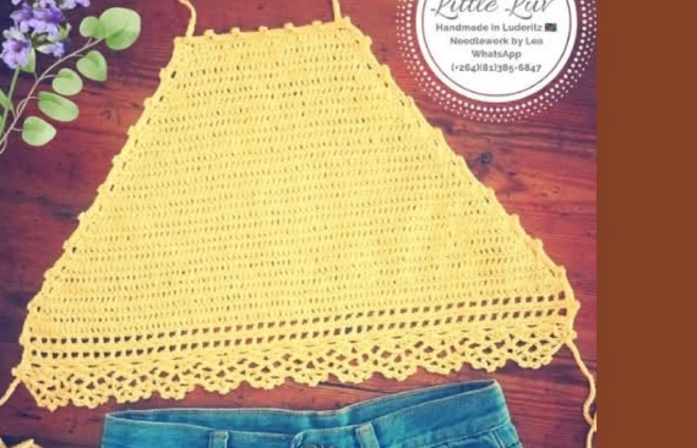 Crochet Halter Top – Sunshine