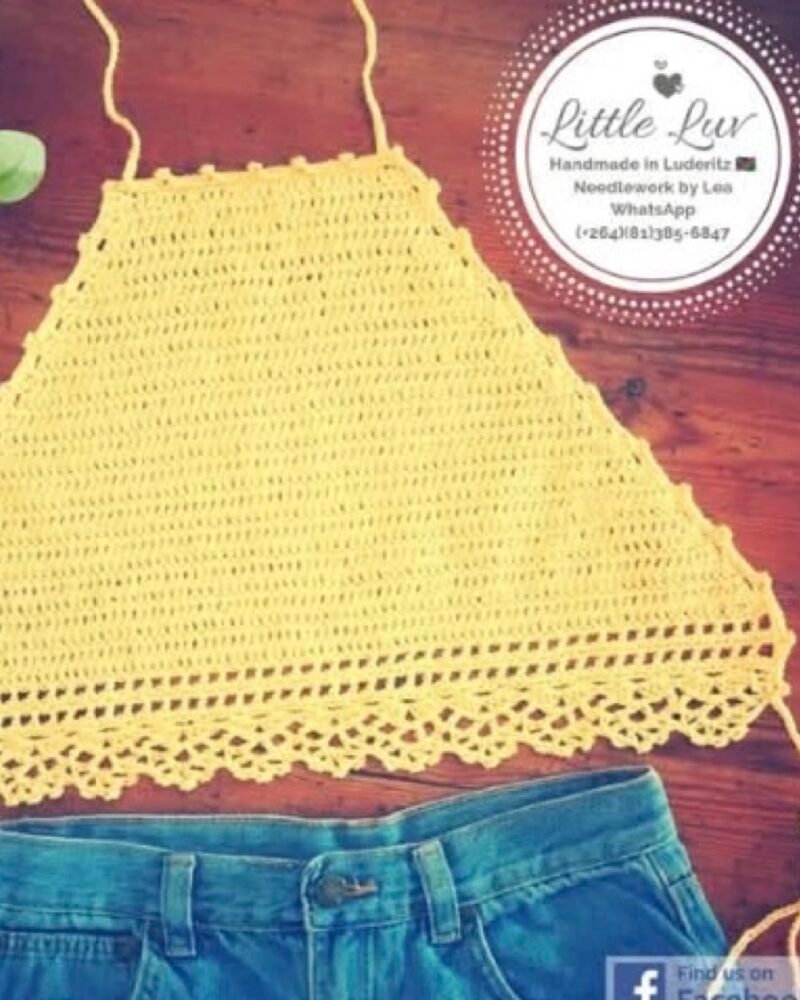 Crochet Halter Top – Sunshine