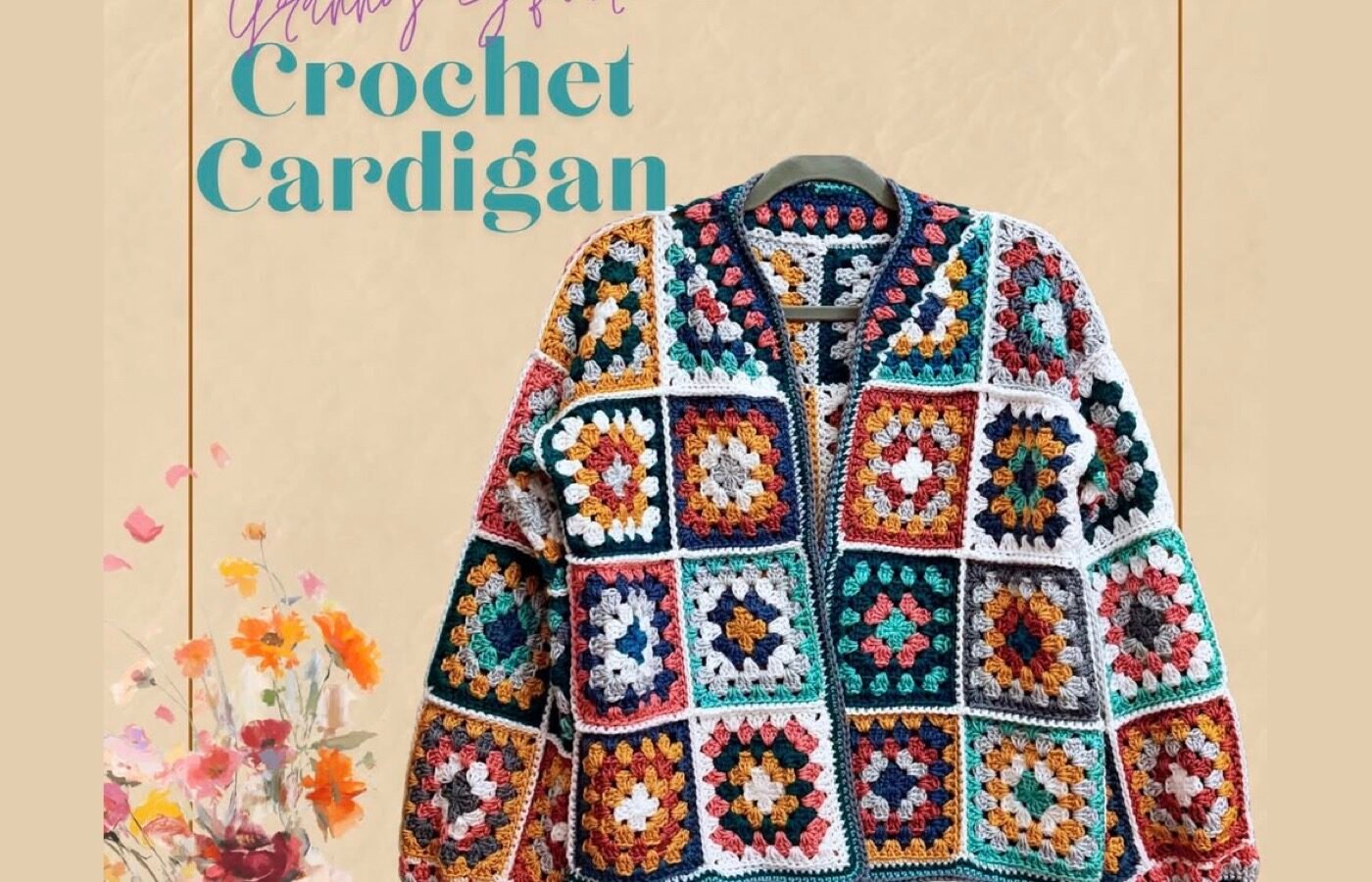 Granny Square Crochet Cardigan