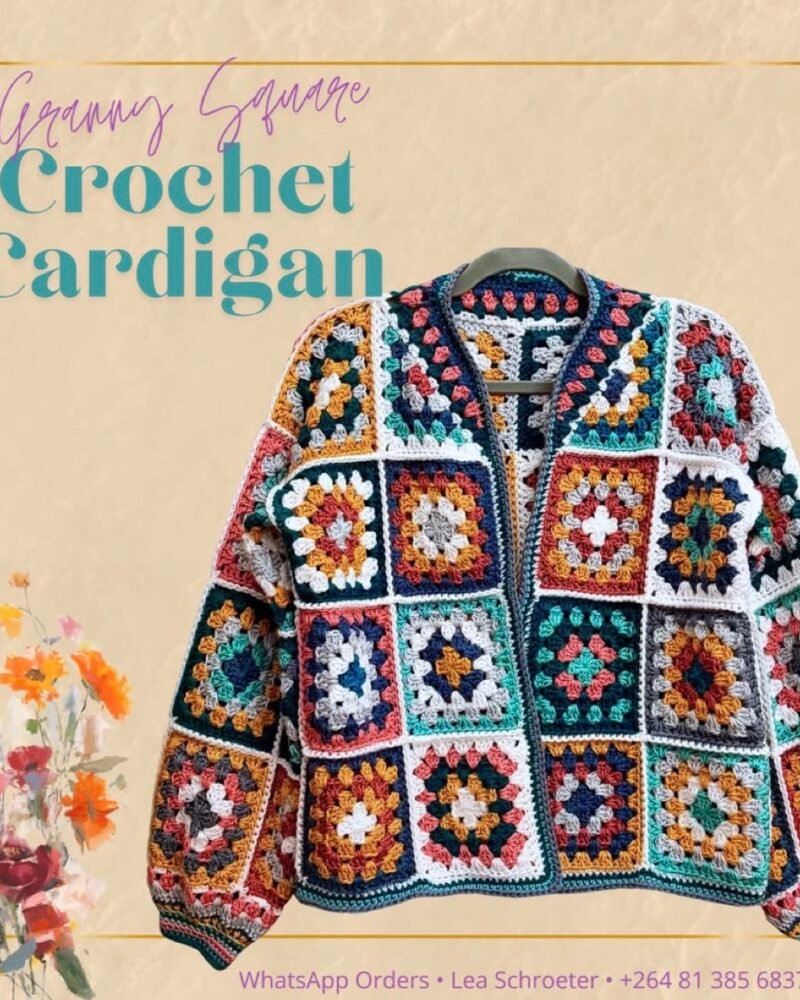 Granny Square Crochet Cardigan