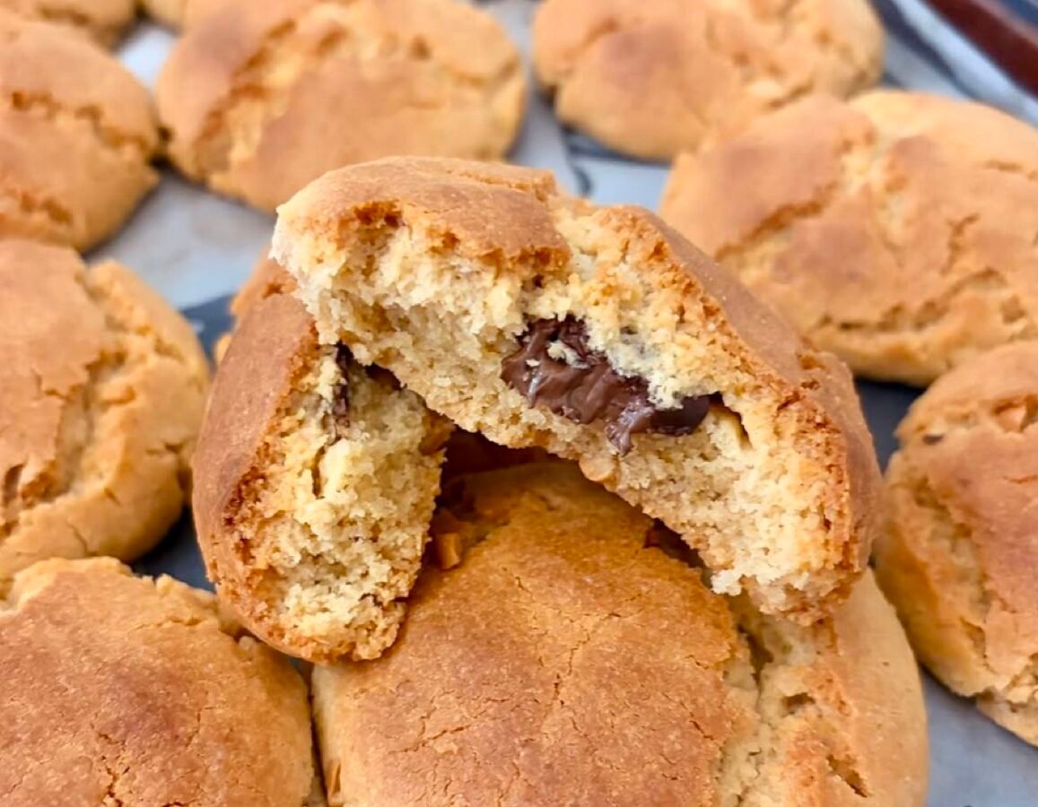 Double Crunch Peanut Butter Cookies